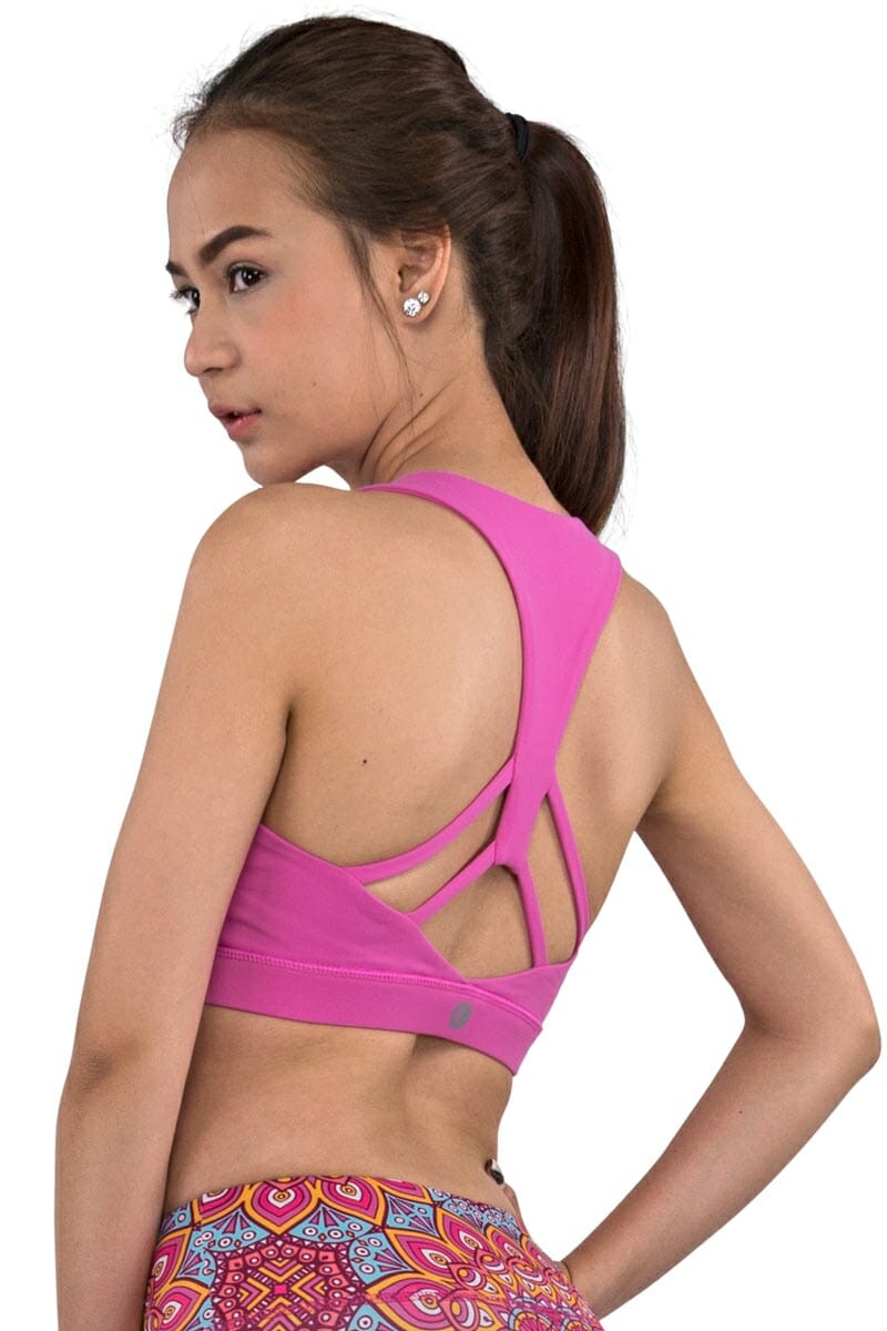 DODOING Active Bra Sports Bra for Women, Sexy Cutout Crop Workout