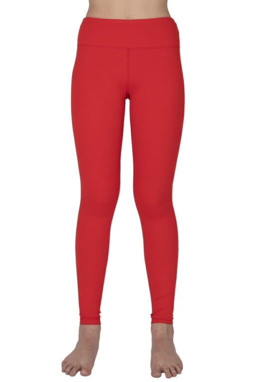 Chandra Yoga & Active Wear leggings in color Apple - front view