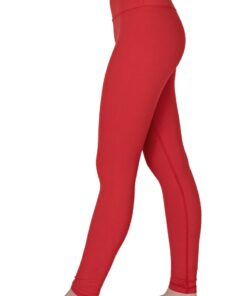 Full-lenght leggings in color Apple - side