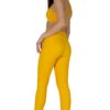 Chandra Yoga & Active Wear leggings in color mustard back side
