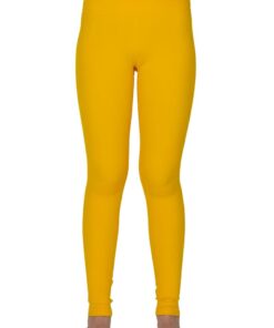 Chandra Yoga & Active Wear leggings in color mustard front view