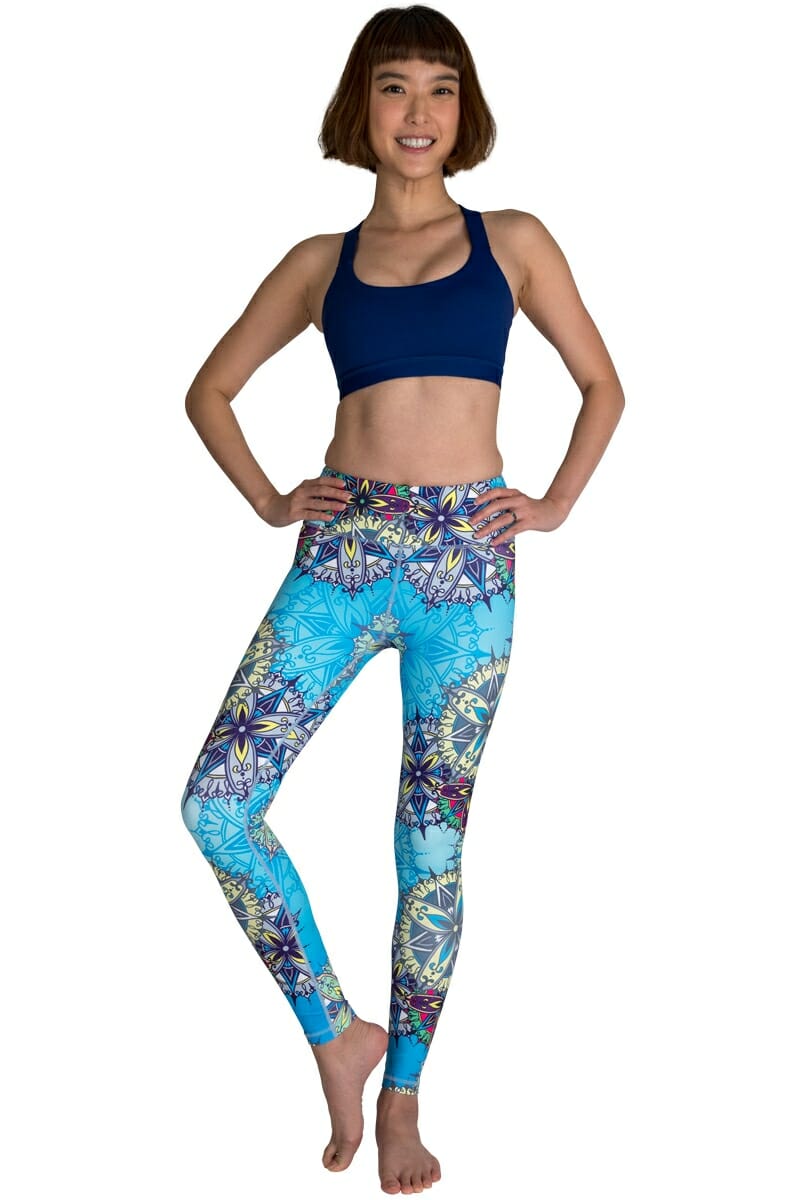 Nila Starflower Full-Length printed Leggings for yoga & working out