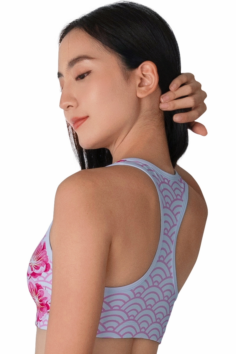 Vertical Sports Bra - Autumn - Chandra Yoga & Active Wear