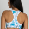 Back view of Puzzler Racerback Sports Bra by Chandra Yoga & Active Wear