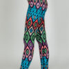 Side view of Adarza full-length Leggings by Chandra Yoga & Active Wear