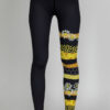 Front view of Beez full-length Leggings by Chandra Yoga & Active Wear
