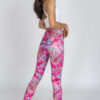 Party Paisley full-length Leggings showing the side with matching top.