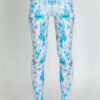 Front view of Puzzler full-length Leggings by Chandra Yoga & Active Wear