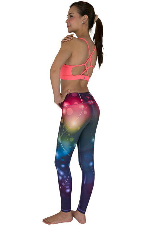 Rainbow Stars Full-Length Leggings & sports bra