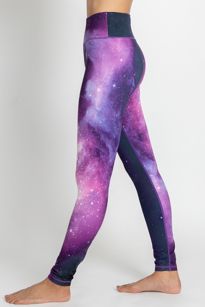 Royal Galaxy Full-Length Leggings by Chandra Yoga & Active Wear