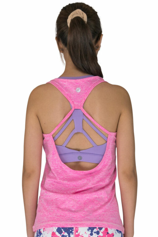 Lightweight Cover-Tank in Pink back view