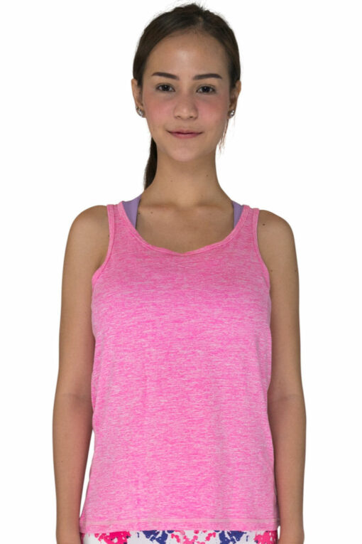 Lightweight Cover-Tank in Pink front view
