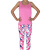 Lightweight Cover-Tank in Pink with leggings